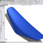 Yamaha YZ450 Saddle created for the Design-engine Solidworks Surfacing class