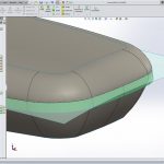 Steelcase Leap Chair Arm Rest Solidworks Surfacing model