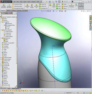frabreze model created with Solidworks Surfacing