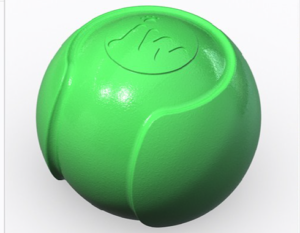 Green JW dogball