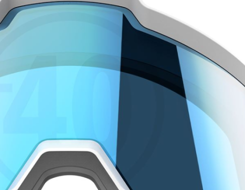 Goggles with the Design Engine 40 number on them